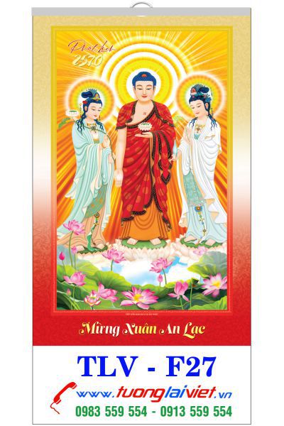 In Lịch nẹp thiếc Lịch Phật